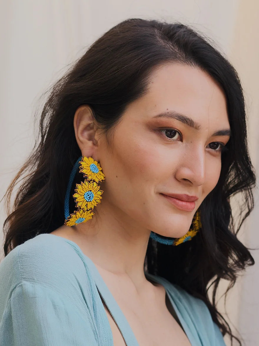 Sunny Hoop Earrings