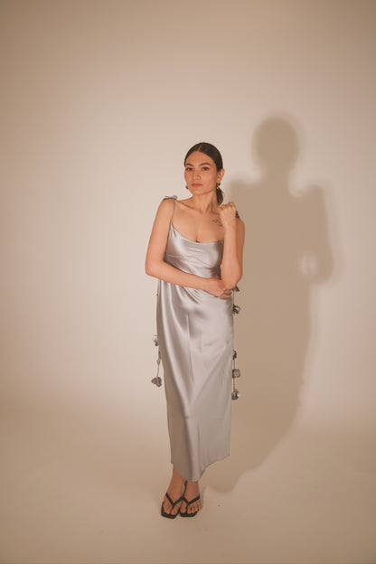 Rosa Dress Ice Blue