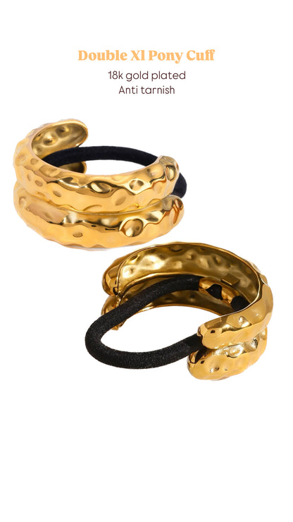 Double Texture XL Pony Cuff