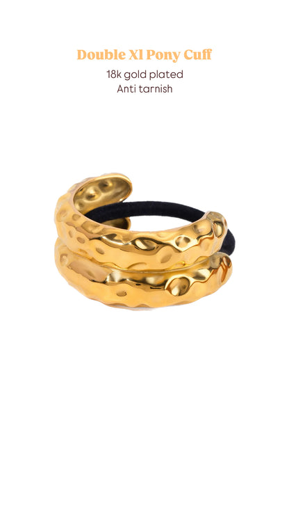 Double Texture XL Pony Cuff