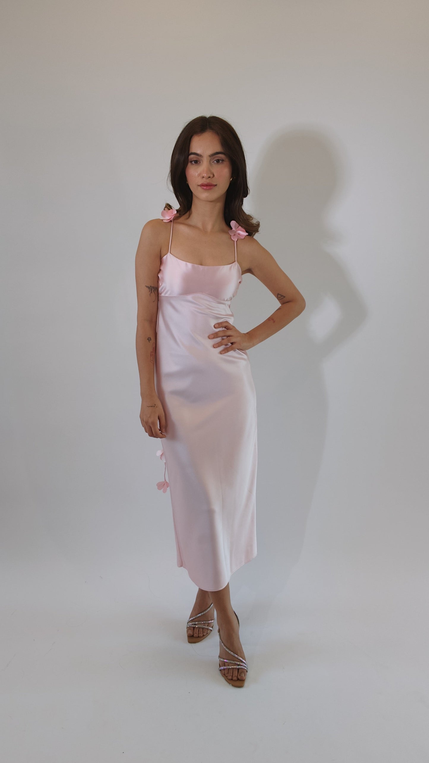 Rosa Dress Baby Pink