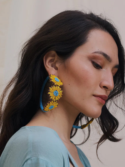 Sunny Hoop Earrings
