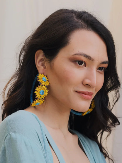 Sunny Hoop Earrings