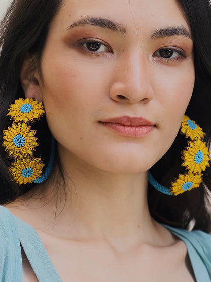 Sunny Hoop Earrings
